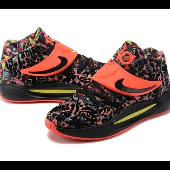 Nike KD 14 “Ky-D” Black Red CW3935-002 - Picture 1 of 7